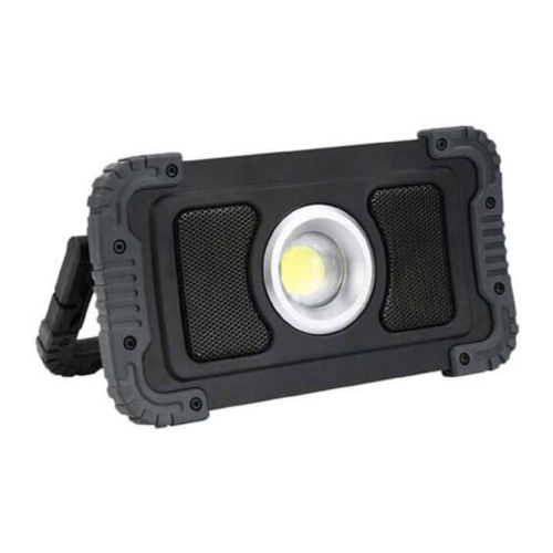 Brava Sound 20w LED Work Light with speaker - Battery powered USB charged