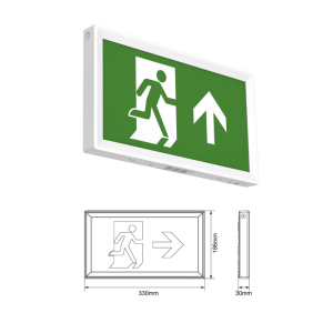 Sealite Cliff 4w LED Exit Box Dimensions