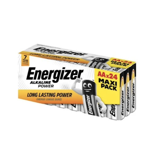 Energizer AA Alkaline Power Batteries - Pack of 24