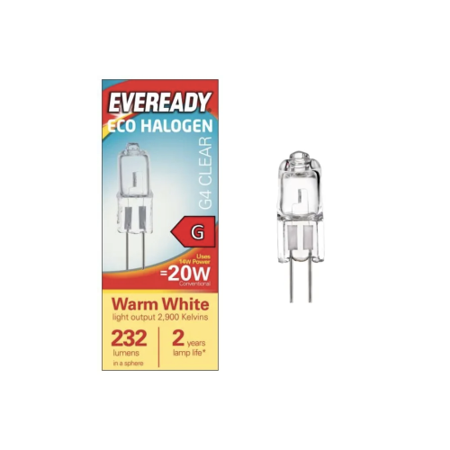 S10109 Eveready Halogen G4 Capsule 232lm 14W