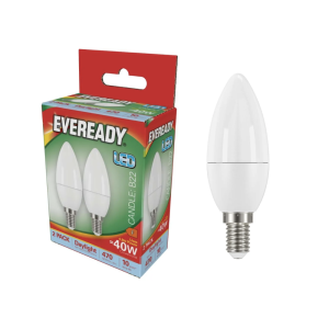 S15300 4.9w Eveready LED Candle E14 (SES) 6500K