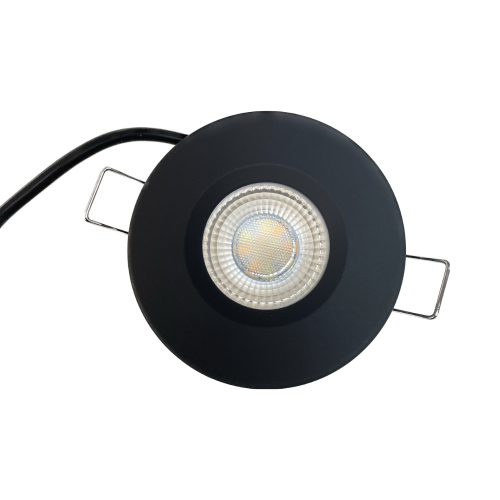 Titan-e 6w LED Downlight c/w Black Bezel