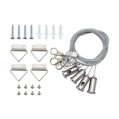 LED Panel Suspension Kit with clips and fixings for Carida LED Panels